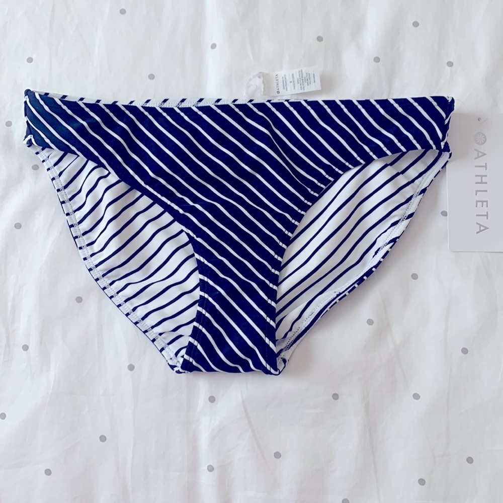 NWT Athleta Offshore Reversible Bikini Bottom Small